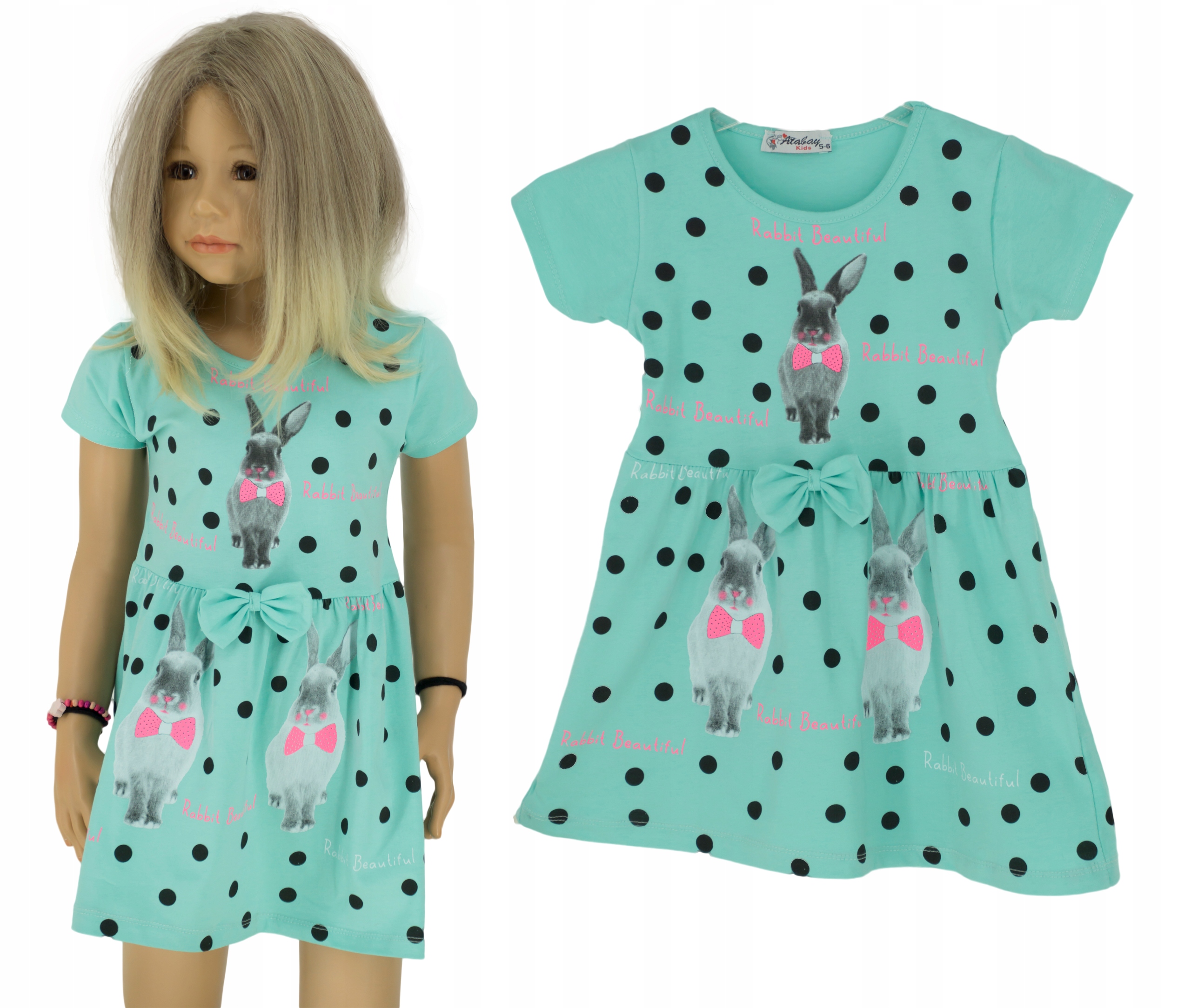 

P0258 Sukienka rabbit rozmiar 122