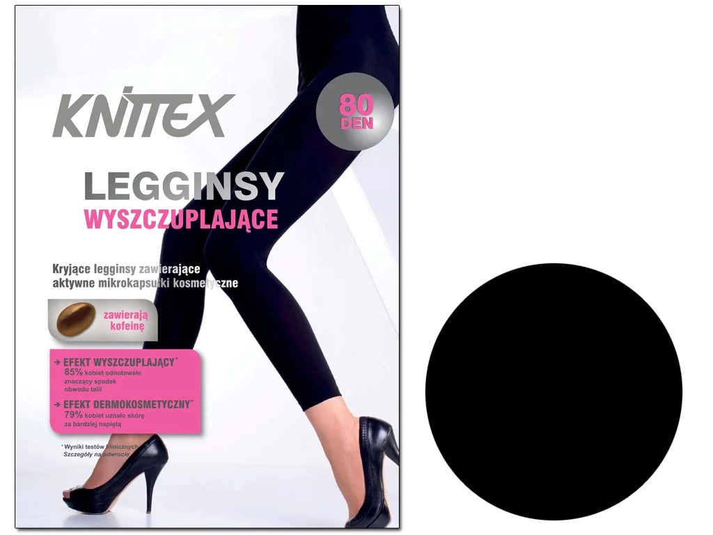 

Legginsy wyszczuplające 80 den czarne gładkie 2