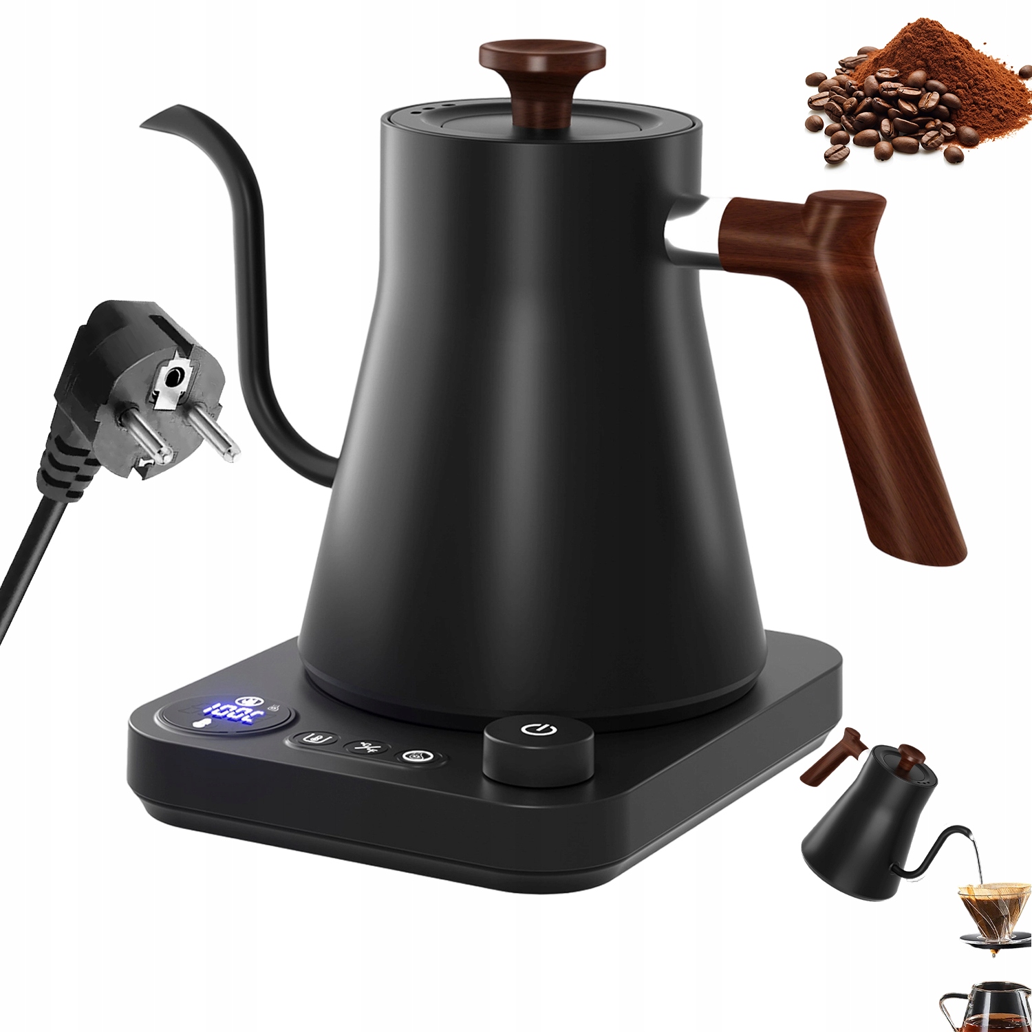 Konvice s režimem tichého ohřevu a indikací teploty