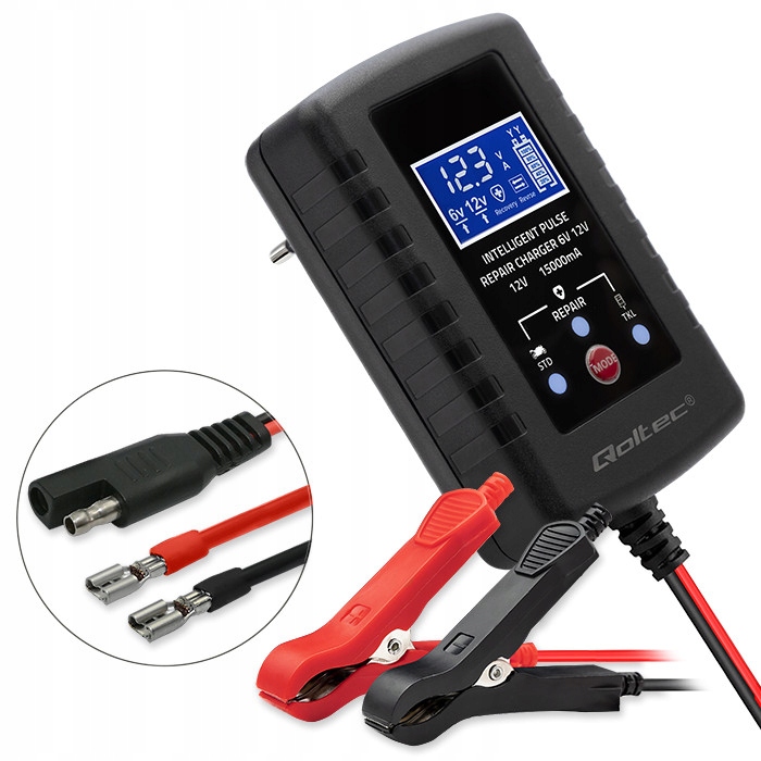 Automatyczna ładowarka do Agm Gel Std 6V/12V 2A Prostownik z funkcją napraw