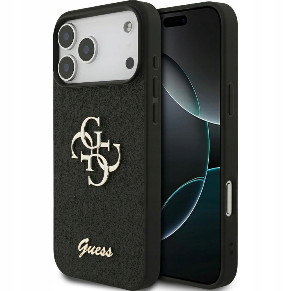 Pouzdro Guess pro iPhone 17 Pro Max, módní, ochranné, lehké, třpytivé, pevné