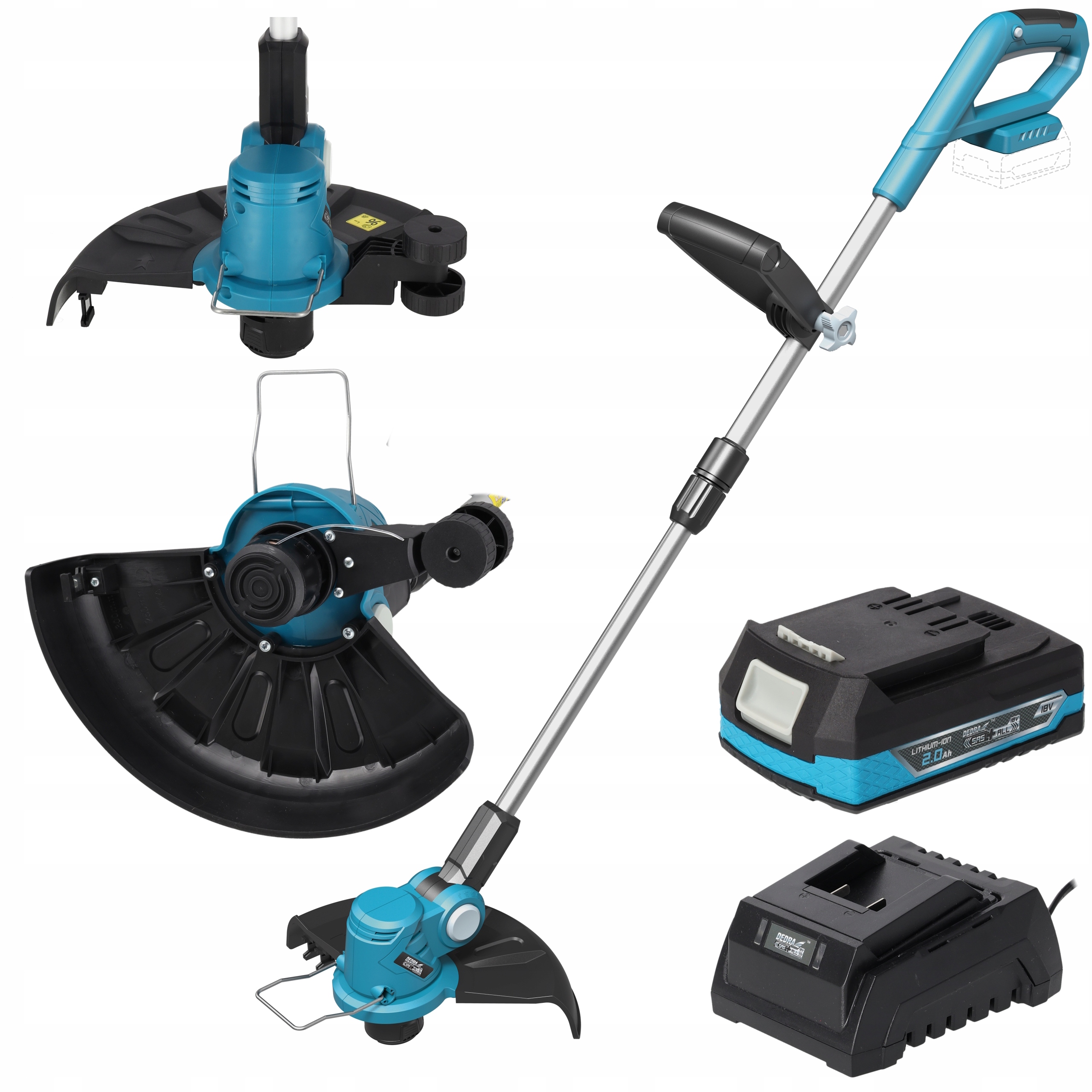 Podkaszarka Akumulatorowa Dedra Sas+all Aku 2Ah 18V Kosa Wykaszarka trawy