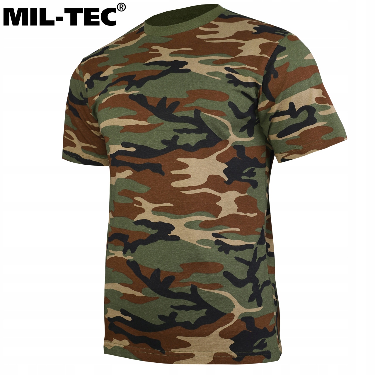 Koszulka Męska MIL-TEC T-Shirt Podkoszulek Bawełniana na co dzień XL Rozmiar XL