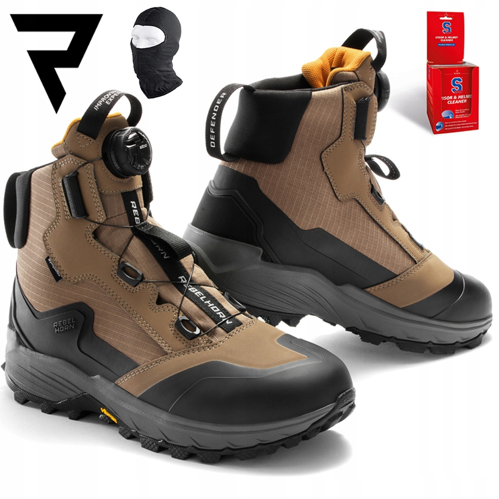 Motocyklové Topánky Rebelhorn Defender Desert Turistické „atop“ Darčeky