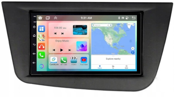 Radio Gps Android Usb Wifi Bt Seat Leon 2004-2012 4GB 64GB