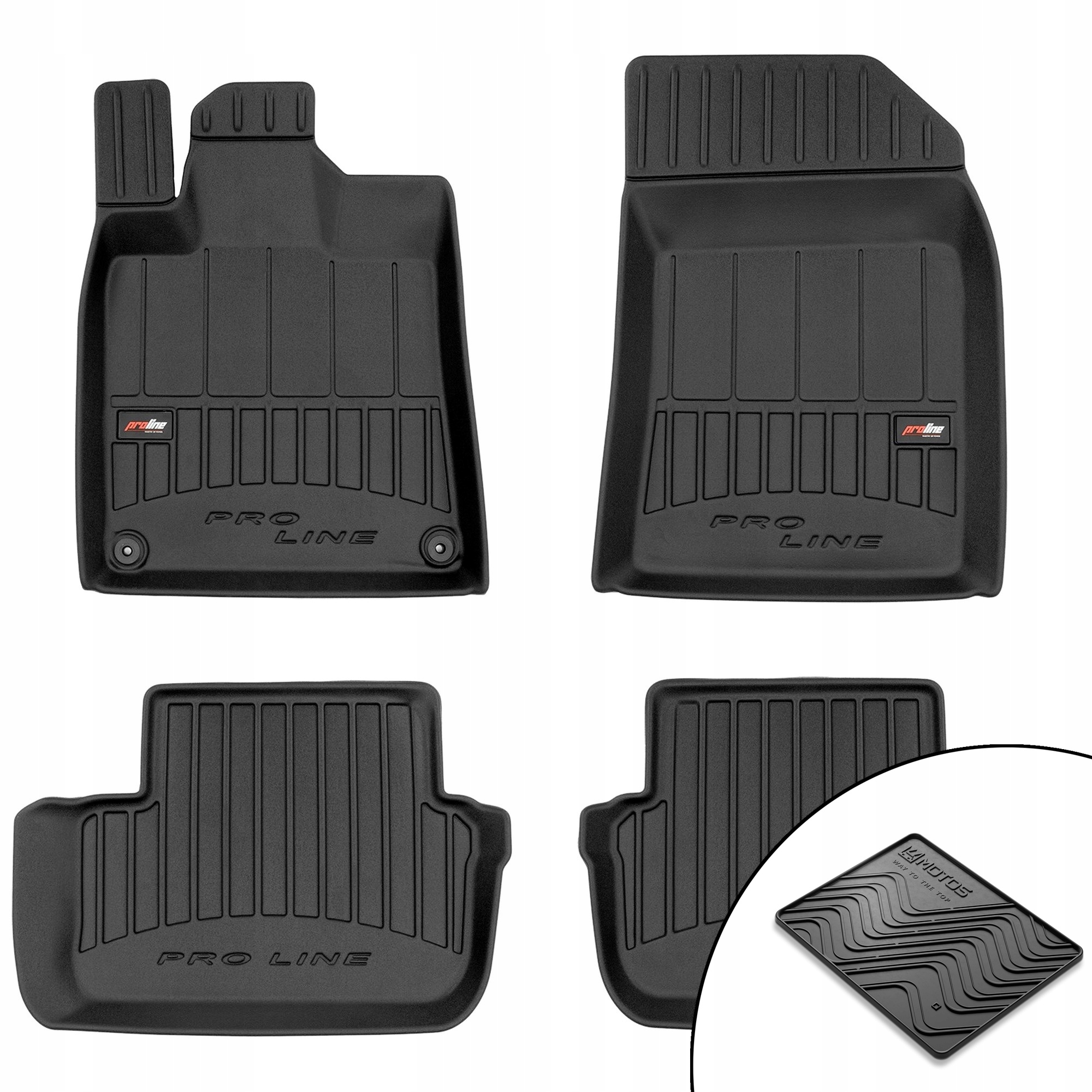 3D gumové rohože Peugeot 407 2004-2011 rohož zdarma