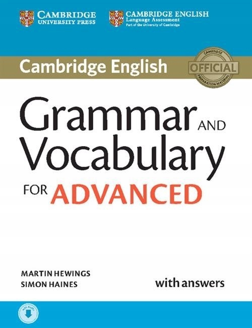 GRAMMAR AND VOCABULARY FOR ADVANCED BOOK WITH ANSW