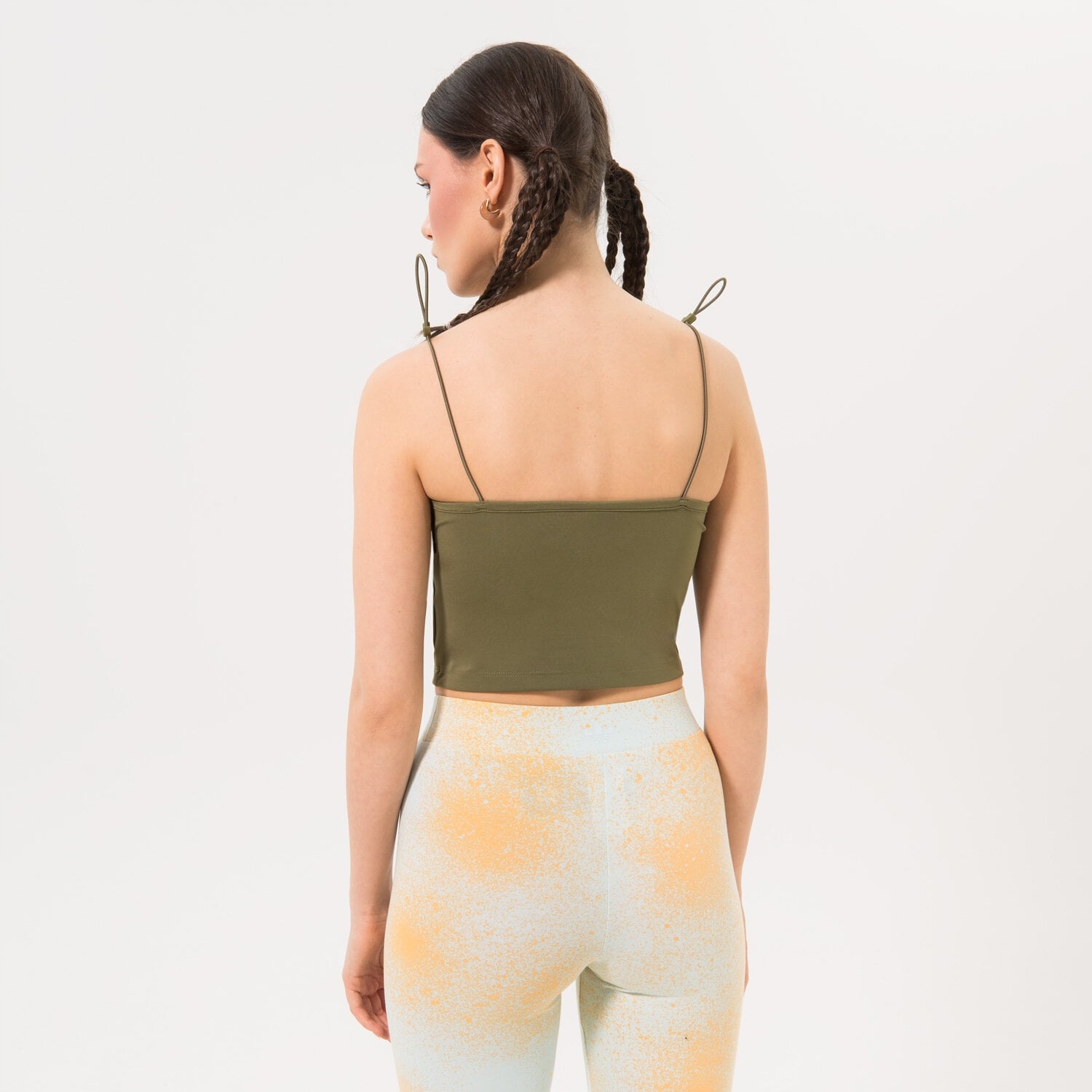 T-SHIRT SPORTOWY CROP TOP ADIDAS M/L Marka adidas