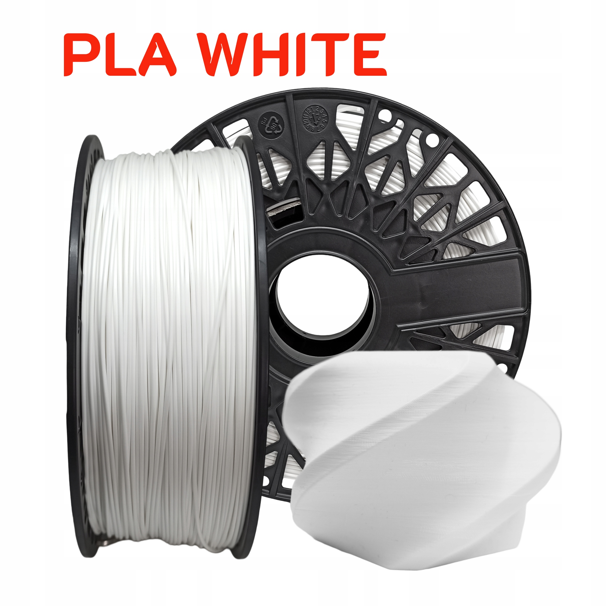 F3D FILAMENT PLA 1,75mm 0,5kg WHITE