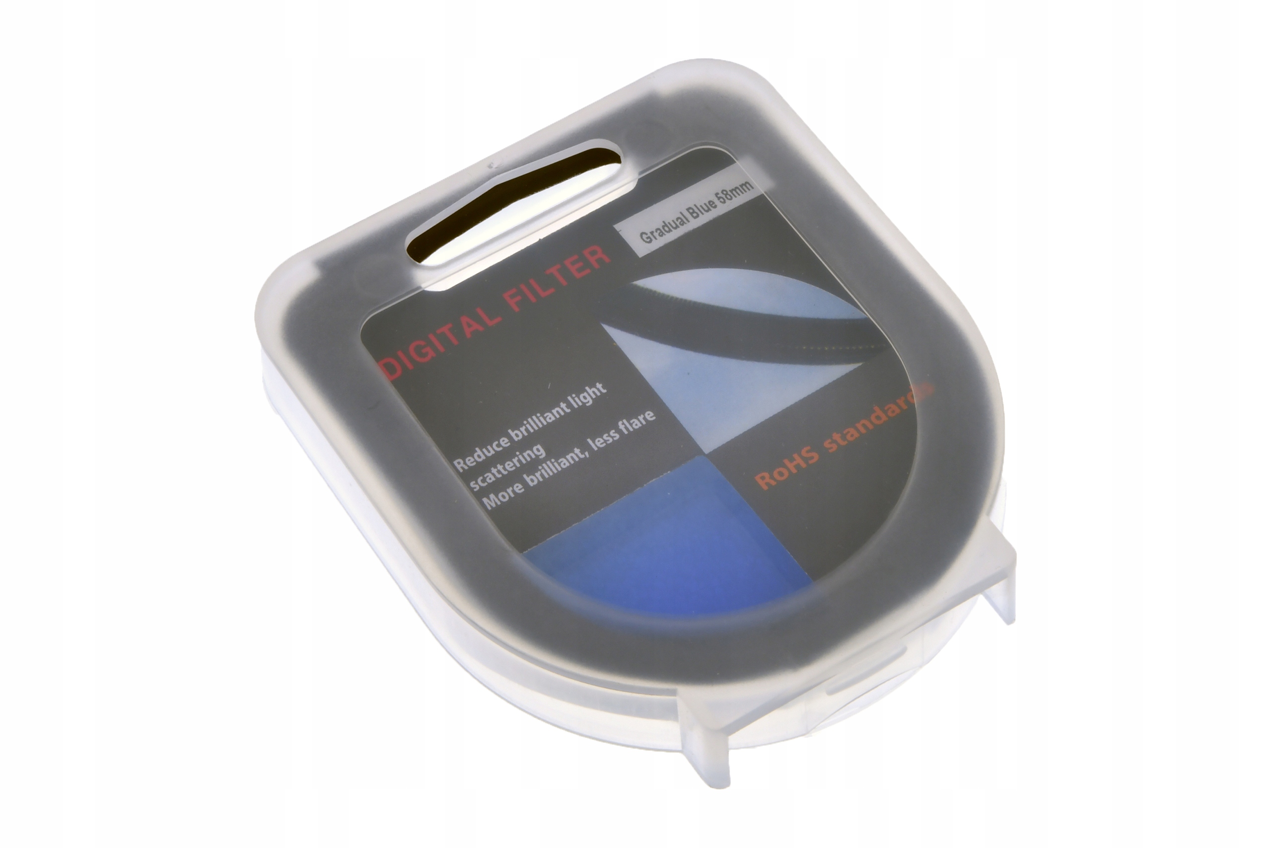 Filtr połówkowy 58mm Niebieski Model inny