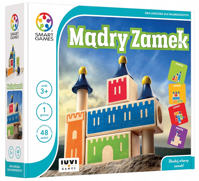 Mądry Zamek (pl) Gra Logiczna Planszowa Smart Games