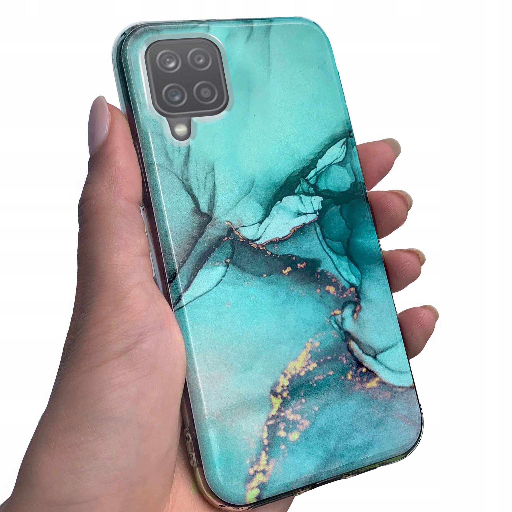 

Grube etui 2MM do Samsung A12 Szkło