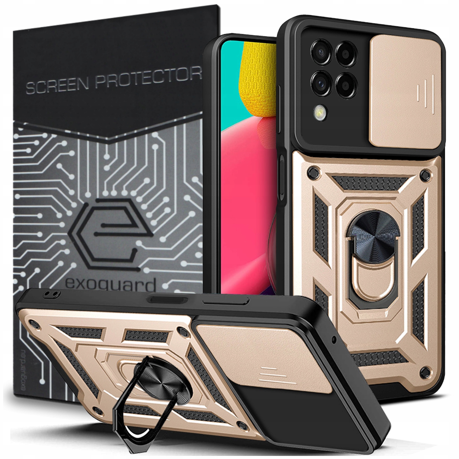 

Etui Pancerne Case+szkło do Samsung Galaxy M33 5G