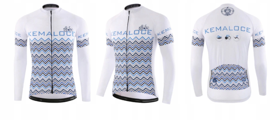 BLUZKA ROWEROWA Z DŁUGIM RĘKAWEM NA ROWER MĘSKA Marka inna