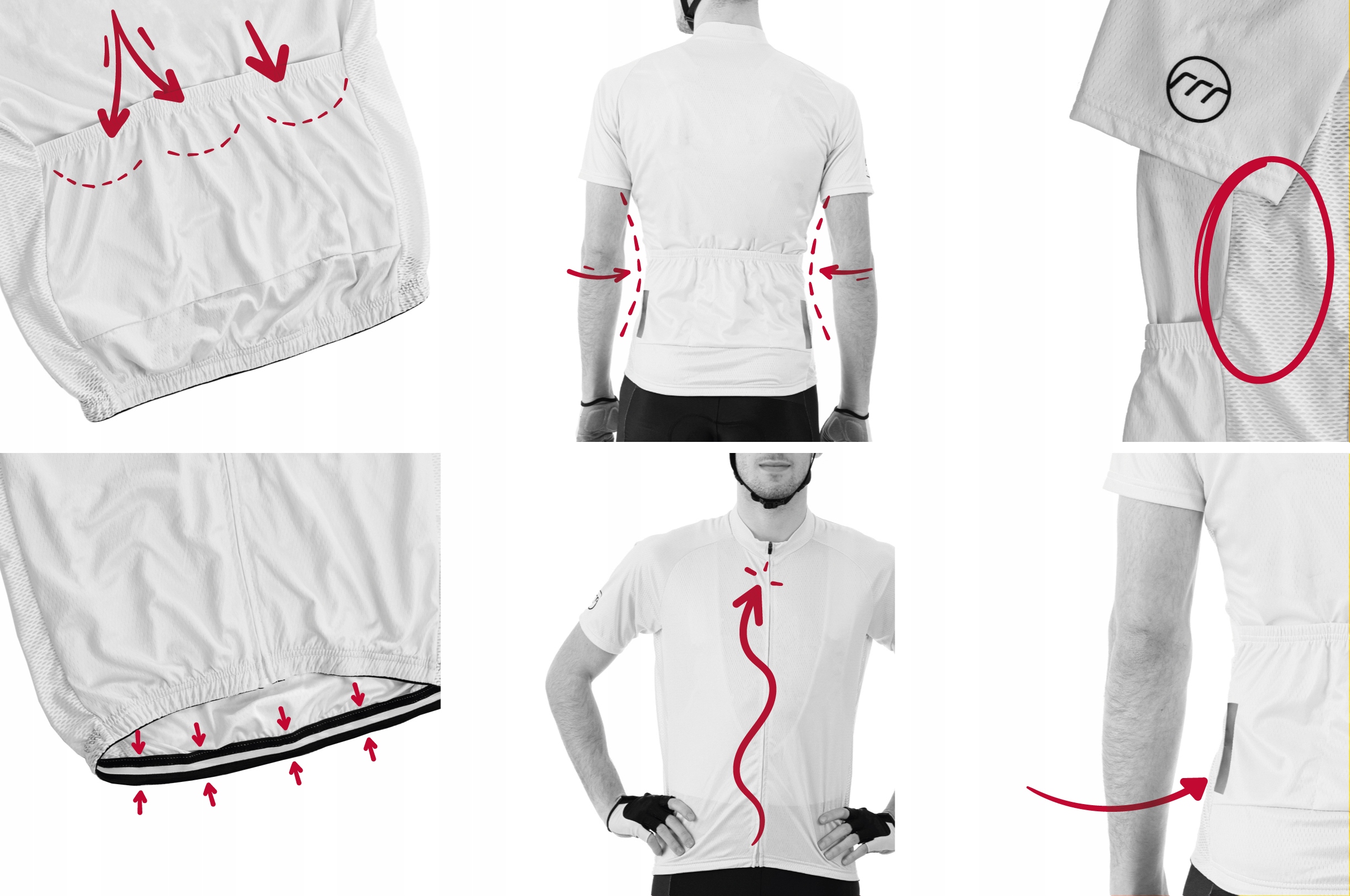 Madani: koszulka rowerowa damska EVA, r. M Rodzaj Bez kaptura Rozpinane