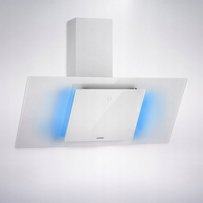 Klarstein Eleonora 90 okap ścienny kuchenny 420m³/h Led 90cm A++ biały