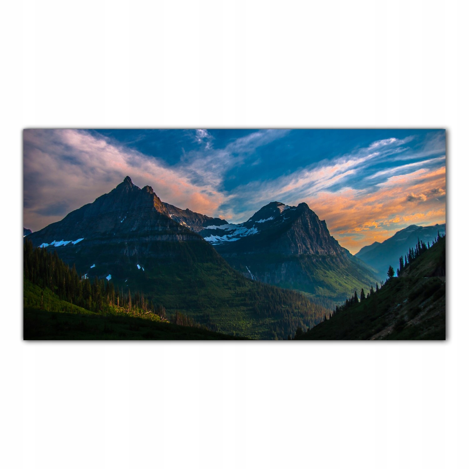 Hory Příroda Krajina 120x60 Tvrzené sklo panel