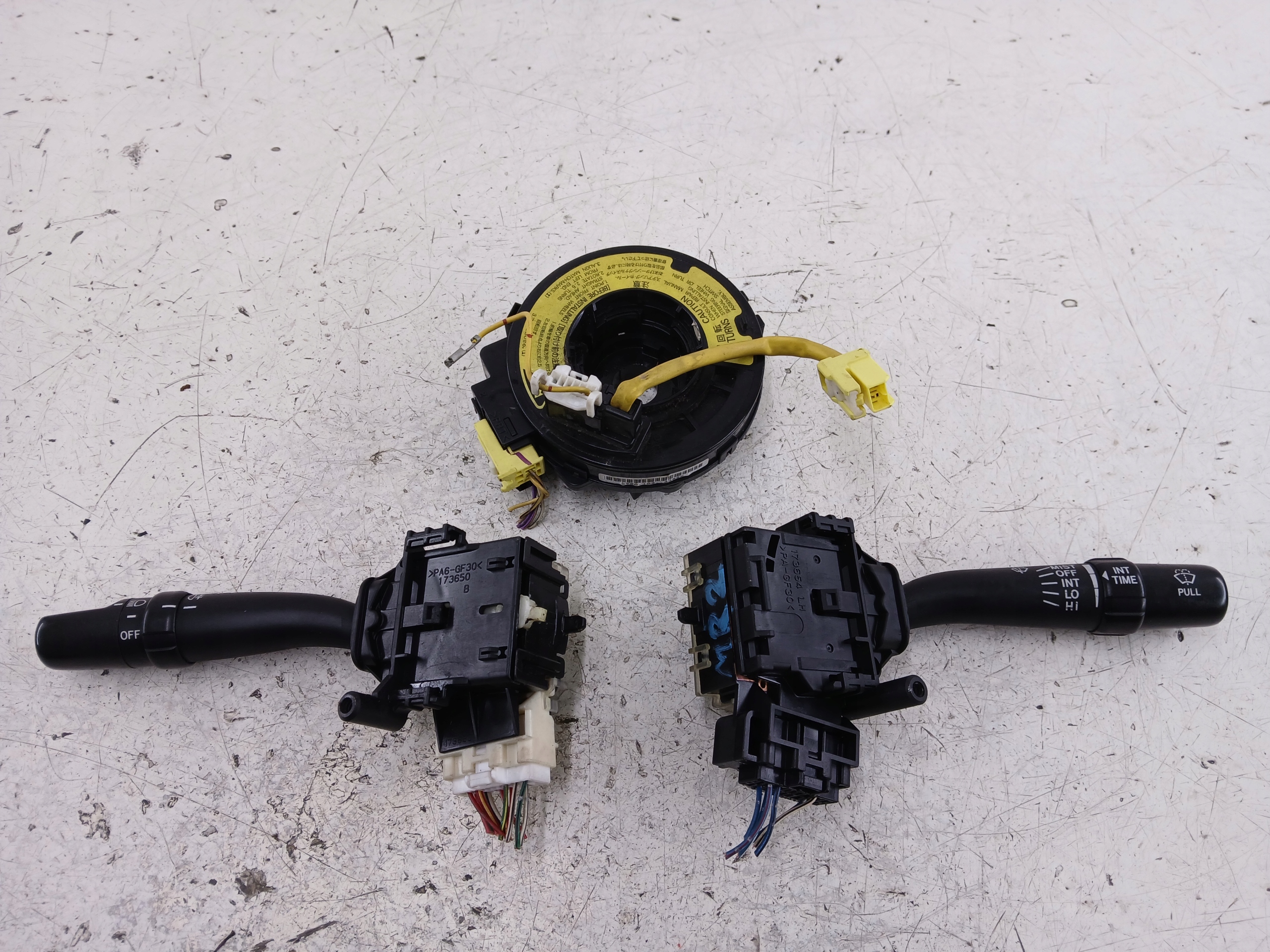 TOYOTA MR2 III ZZW30 steering wheel levers and controls control ring