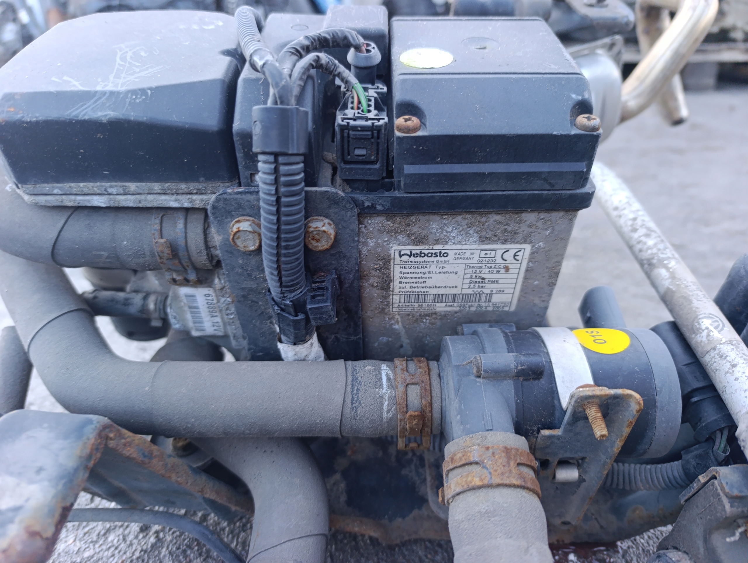 VW T5 webasto WEBASTO DOGRZEWACZ 7H0819008B
