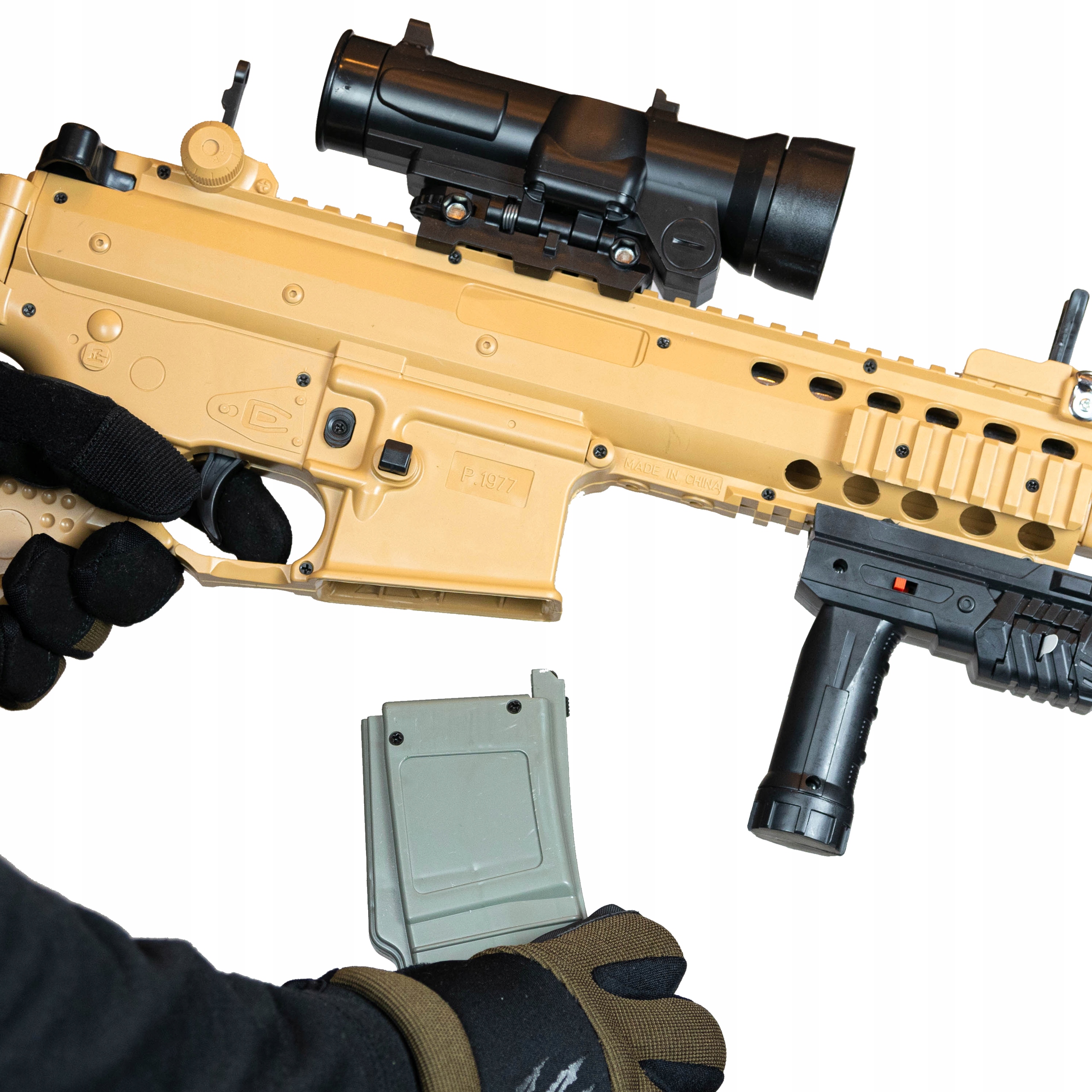 KARABIN MASZYNOWY SNAJPERSKI PISTOLET NA KULKI PLASTIKOWE + GRATISY Marka inna