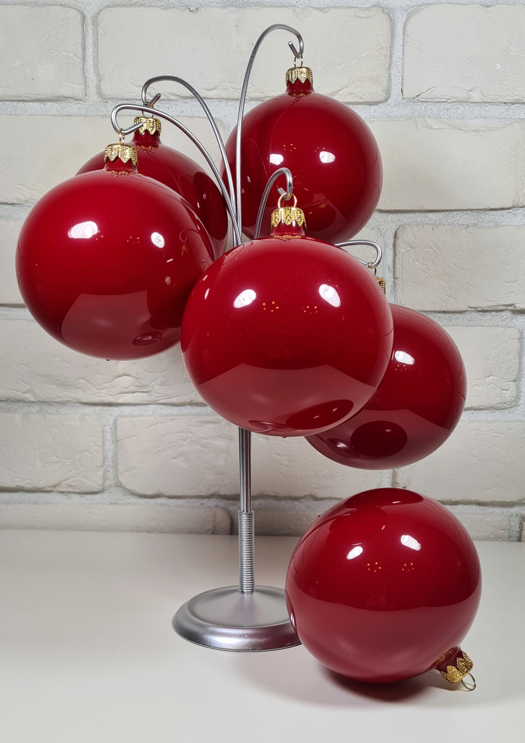 

Polskie Bombki Choinkowe Szklane 10 cm.
