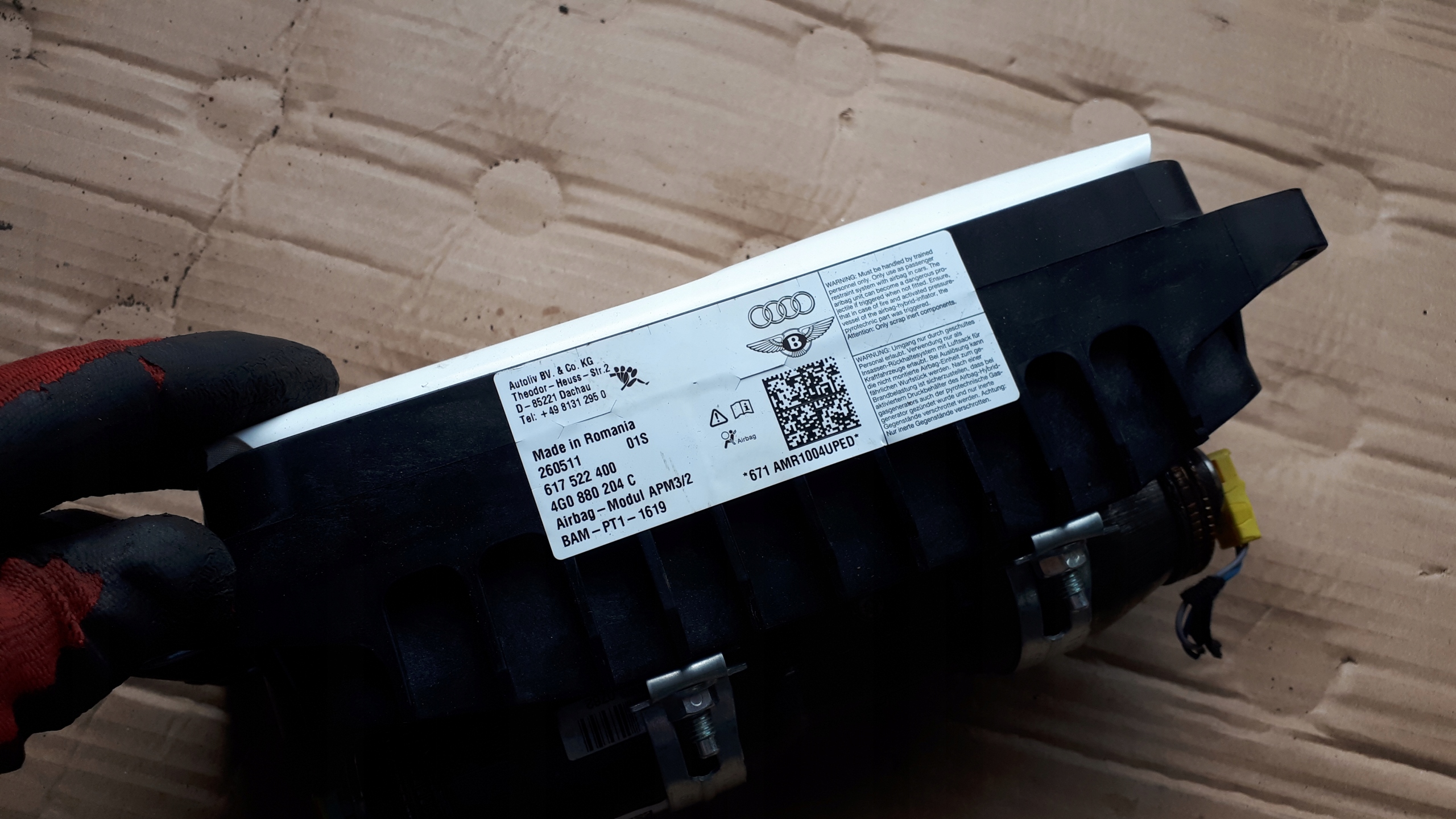 A6 C7 4G Airbag passager AIR BAG 4G0880204C A7