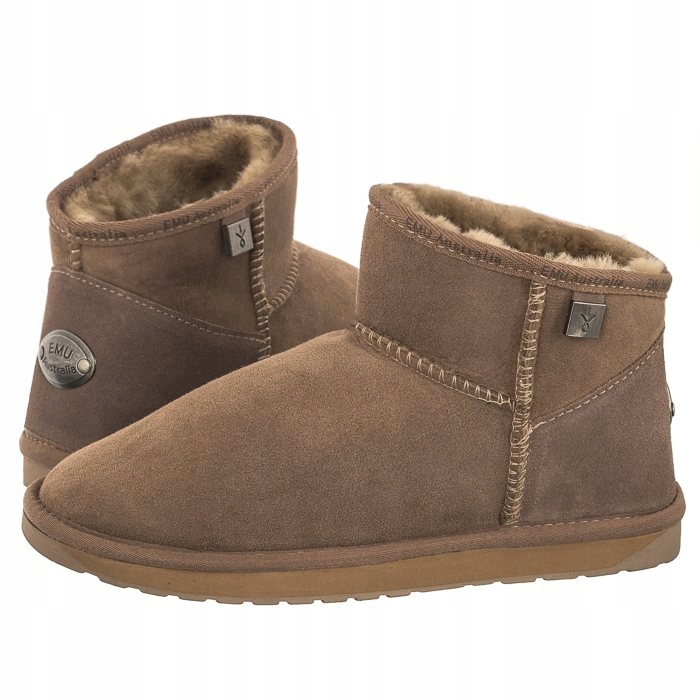 Dámské zimní kozačky Emu Platinum Slim Darling Mushroom WP11875