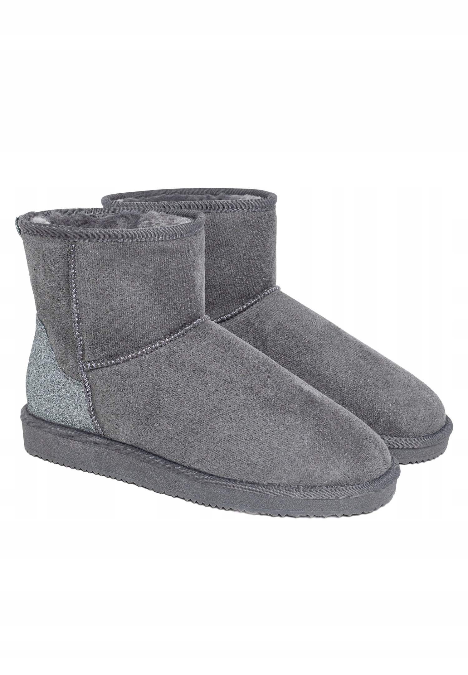 Island Boot Šedé Dámské Sněhule S Zateplením A Třpytkami 37 3EA
