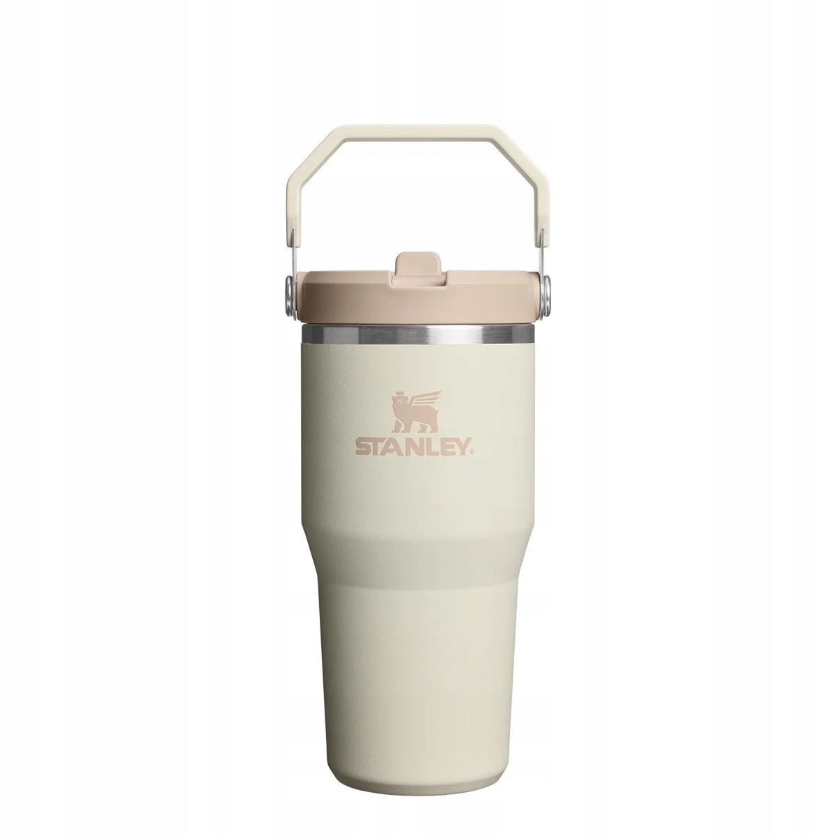 Stanley Cream 0.59L Termohrnek s náustkem IceFlow Flip Straw Tumbler