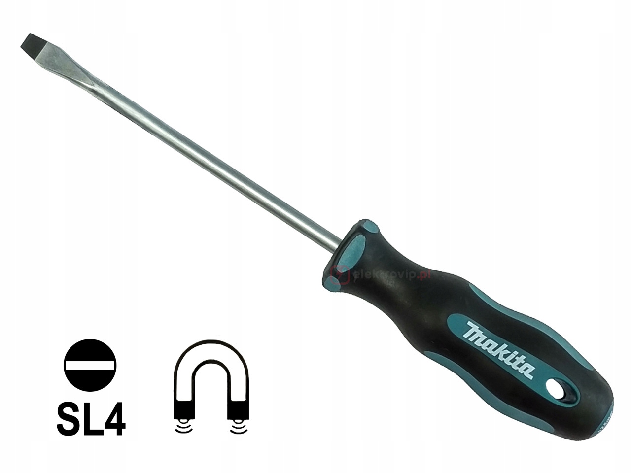 

Makita B-66020 Wkrętak Płaski 4 mm SL4 x 100 mm