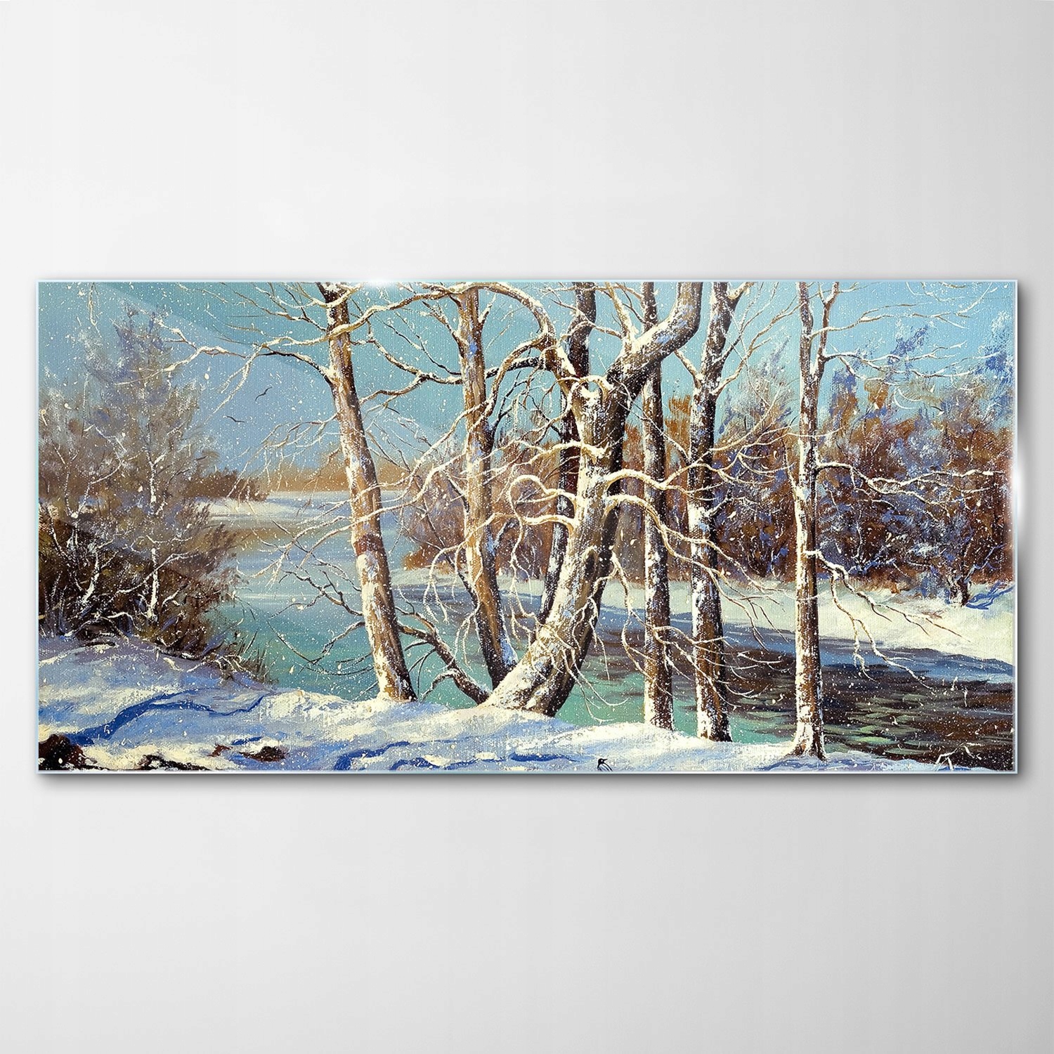 

Obraz Szklany Dekor Krajobraz Bank Rzeka 120x60