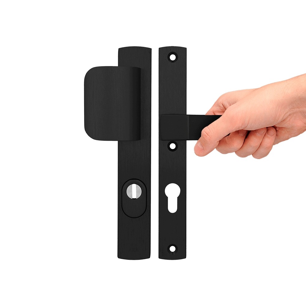 Klamko-pochwyt Axa Solid Flex Premium 72 Pc Czarny F8 Klasa 3
