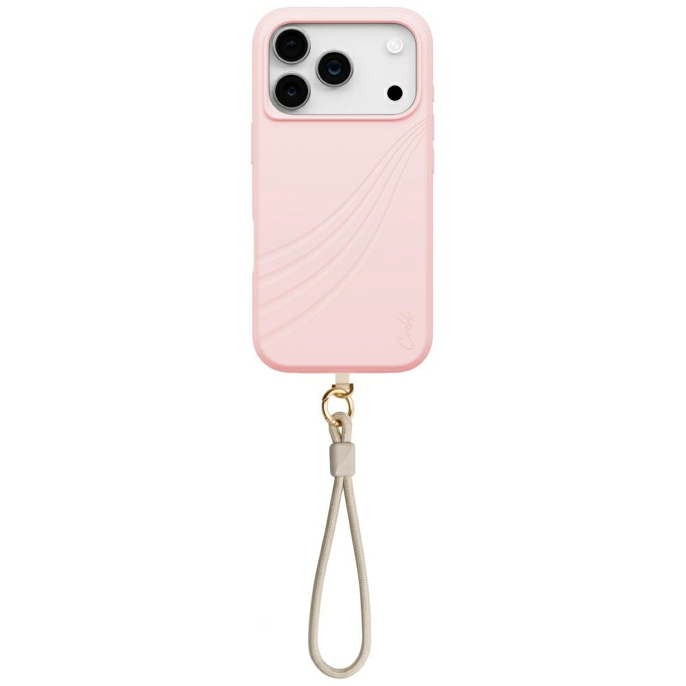 Pouzdro Uniq Coehl Serina pro iPhone 17 Pro Magnetic Charging, růžové