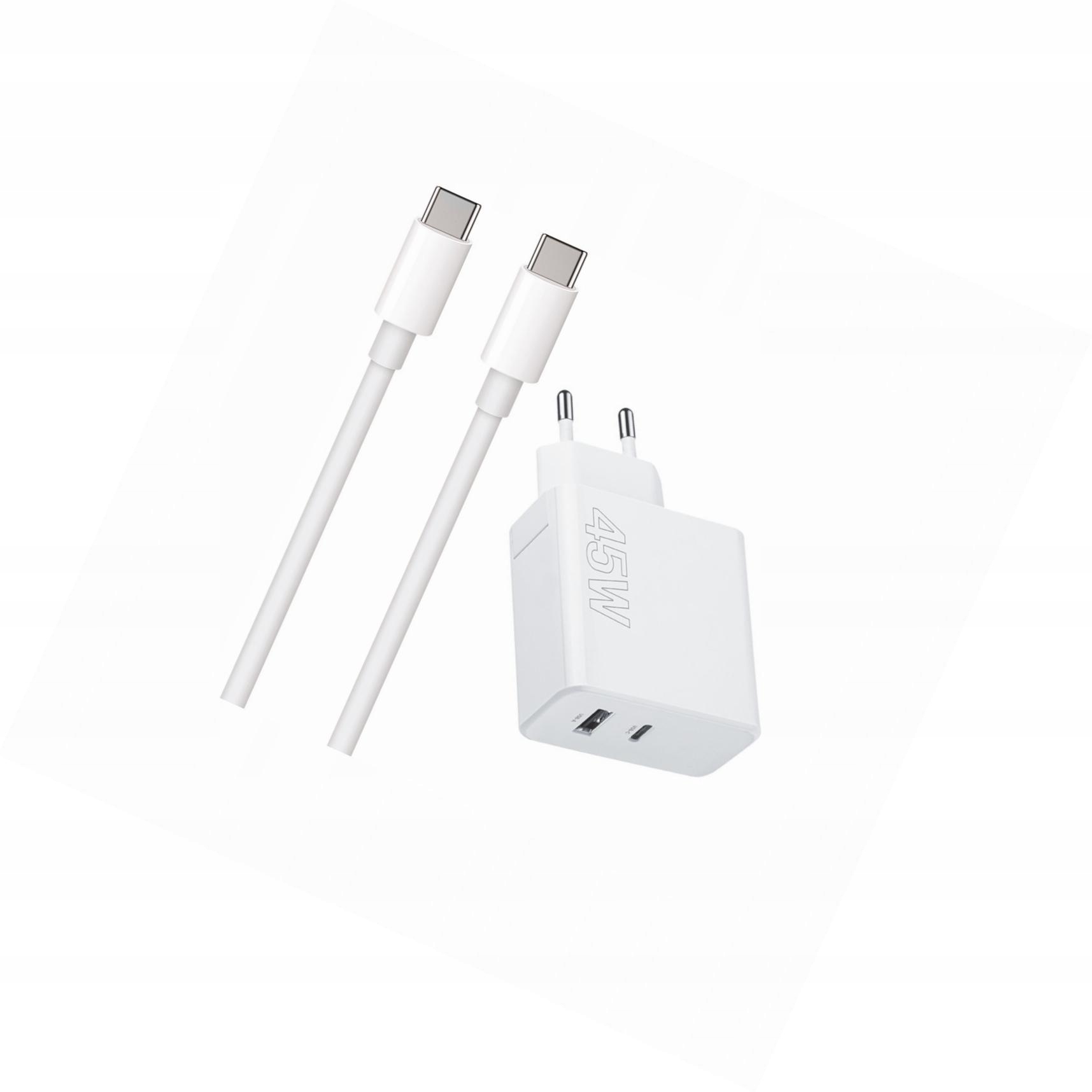 Szybka ładowarka 45W z długim kablem 2m 2 wejścia do Google Pixel 8a