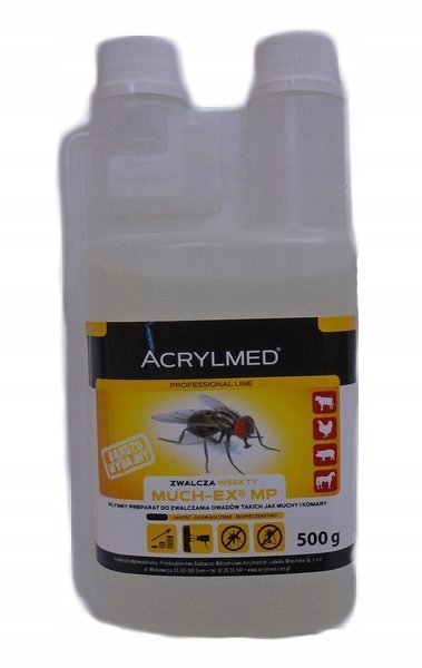 

Much-ex 0,5kg płyn na komary muchy dla krów koni