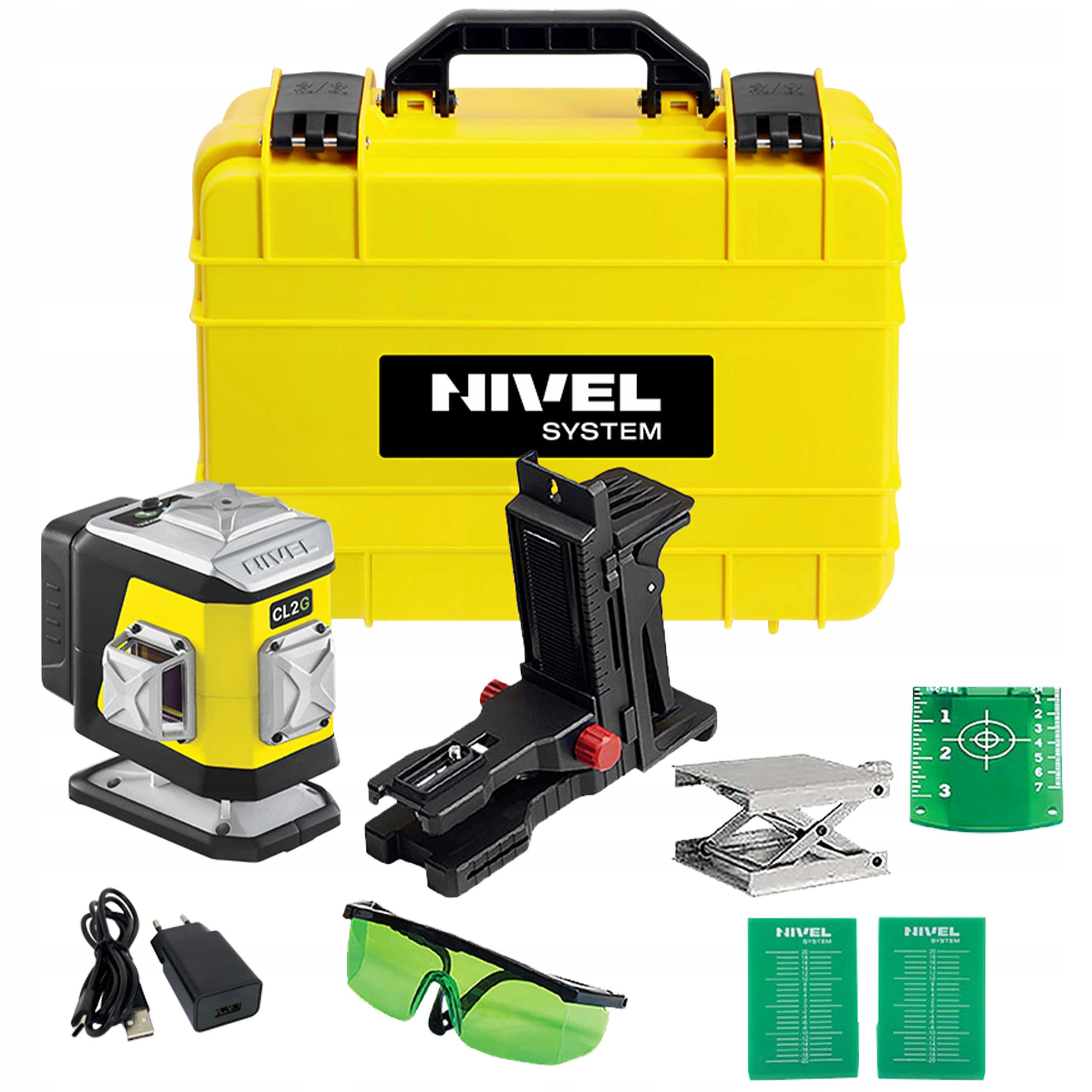 

Laser Krzyżowy Nivel System CL2G Zielony