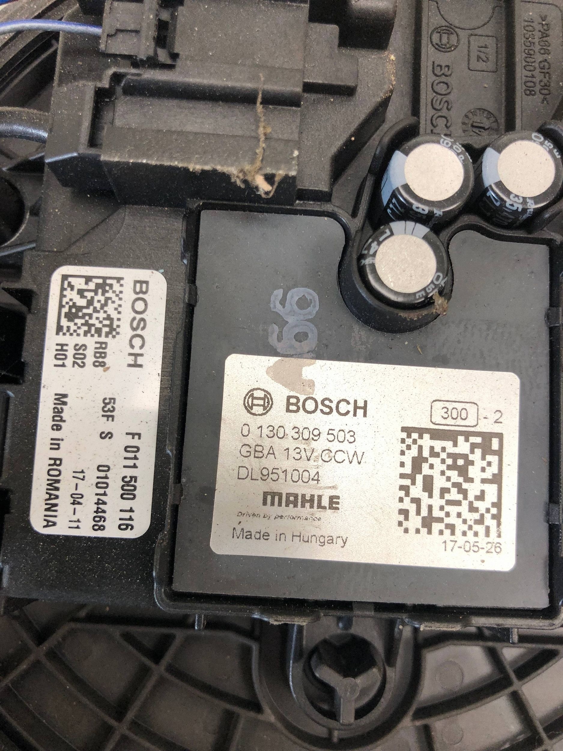 gebläse lüfter OPEL ASTRA K 130309503