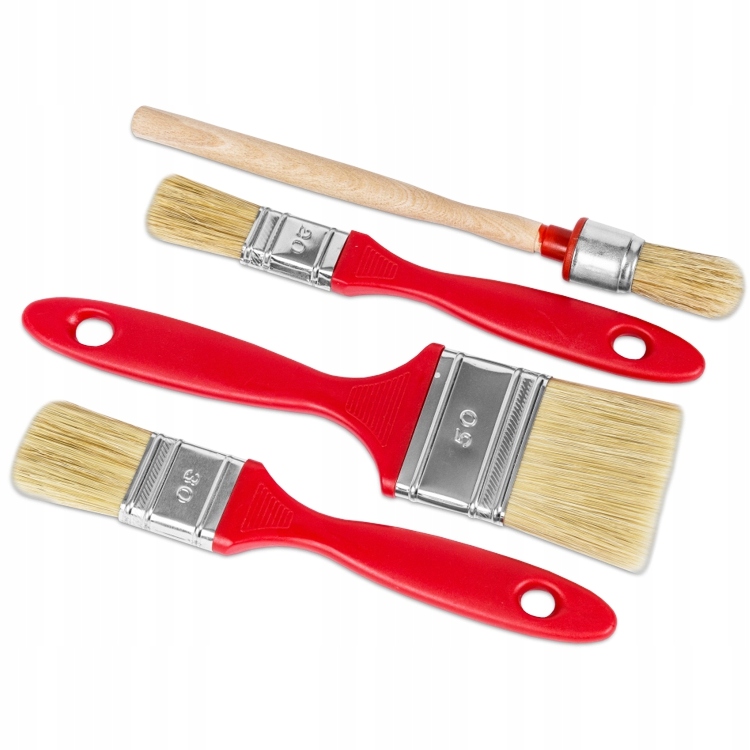 

Zestaw pędzli płaski prosty mix 4 szt. Maan