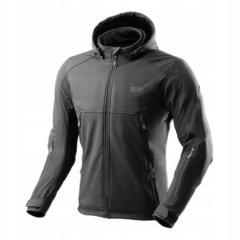 Textilná motocyklová bunda Rebelhorn Slash Black čierna Darčeky