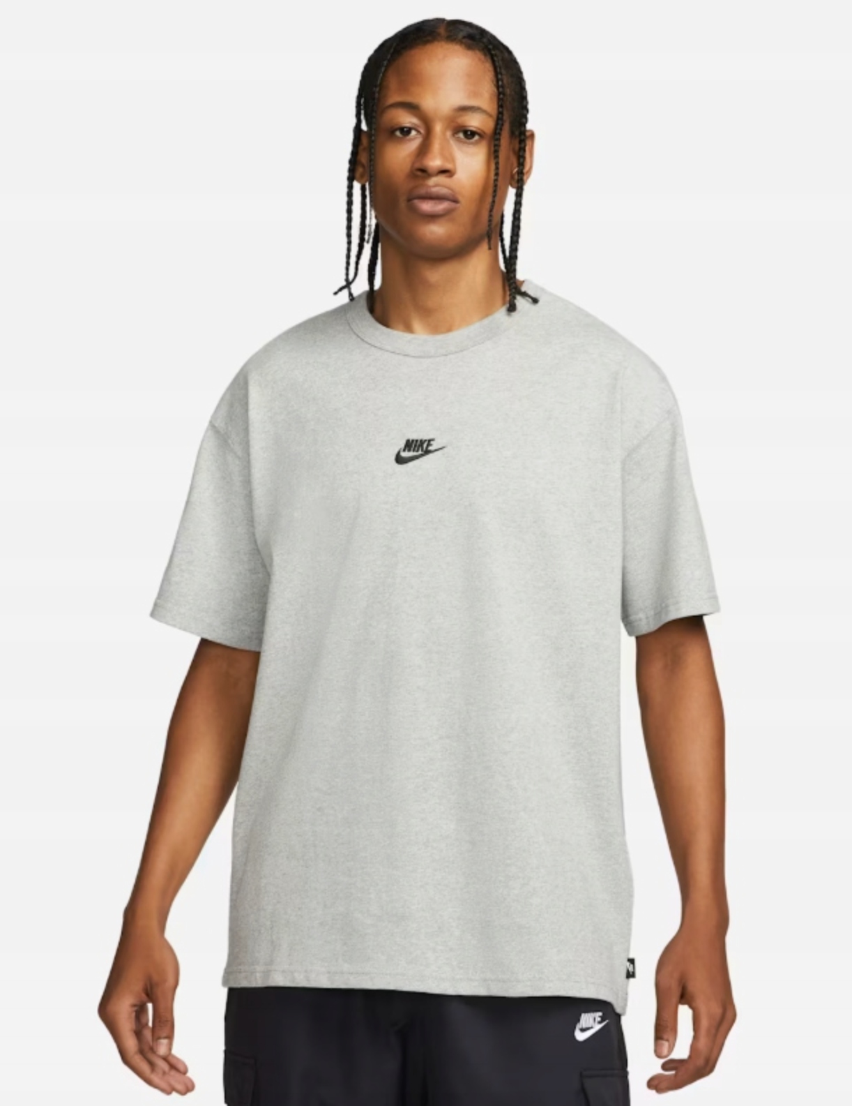 Koszulka męska Nike Sportswear Premium szara loose fit DO7392-063 r. XL