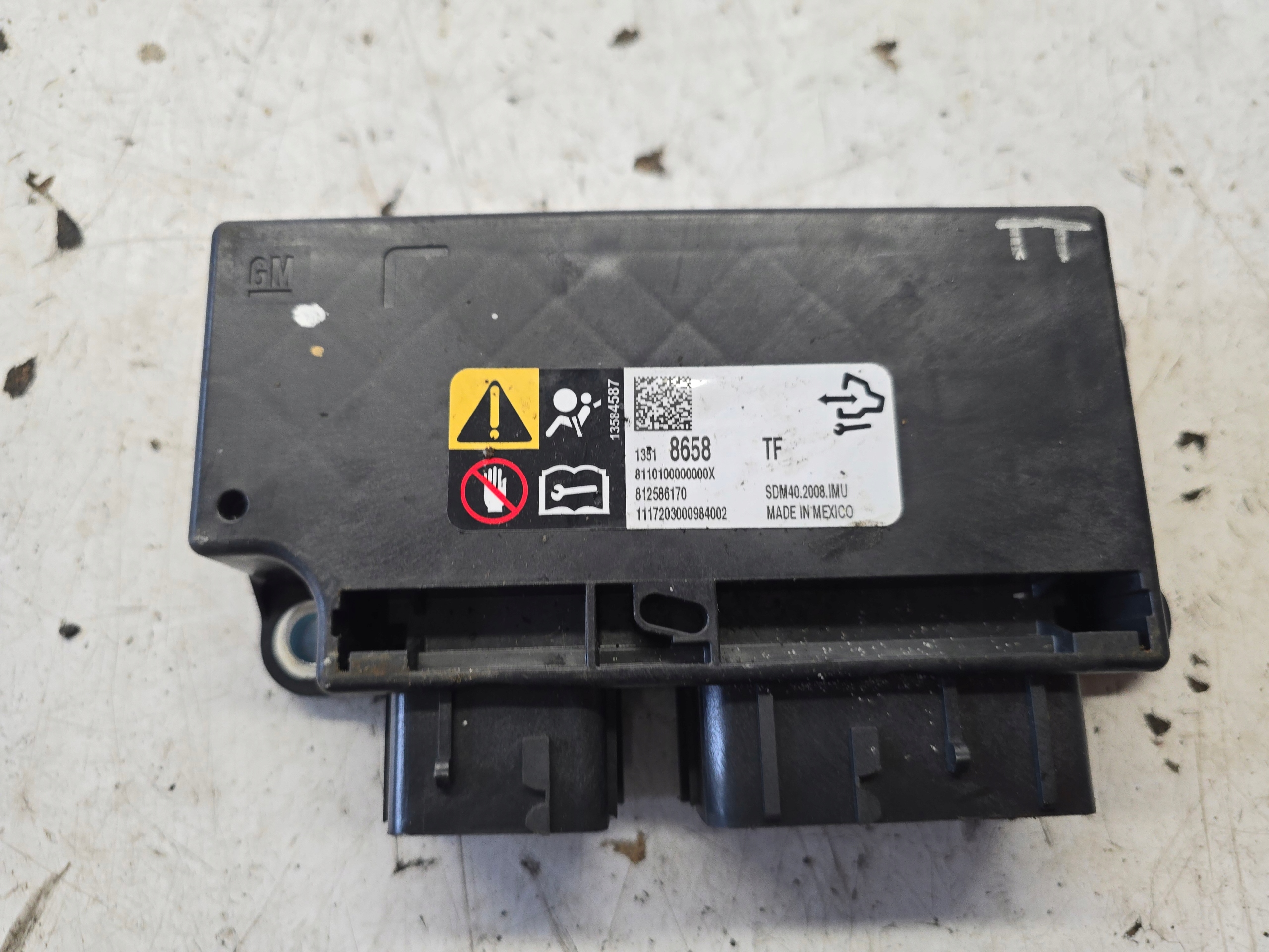 OPEL INSIGNIA B modulo Centralina SENSOR airbag 13518658 TF