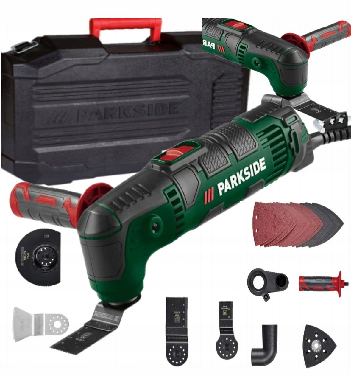 Elektrické multifunkční nářadí Parkside Pmfw 310 I6, 310W, příslušenství