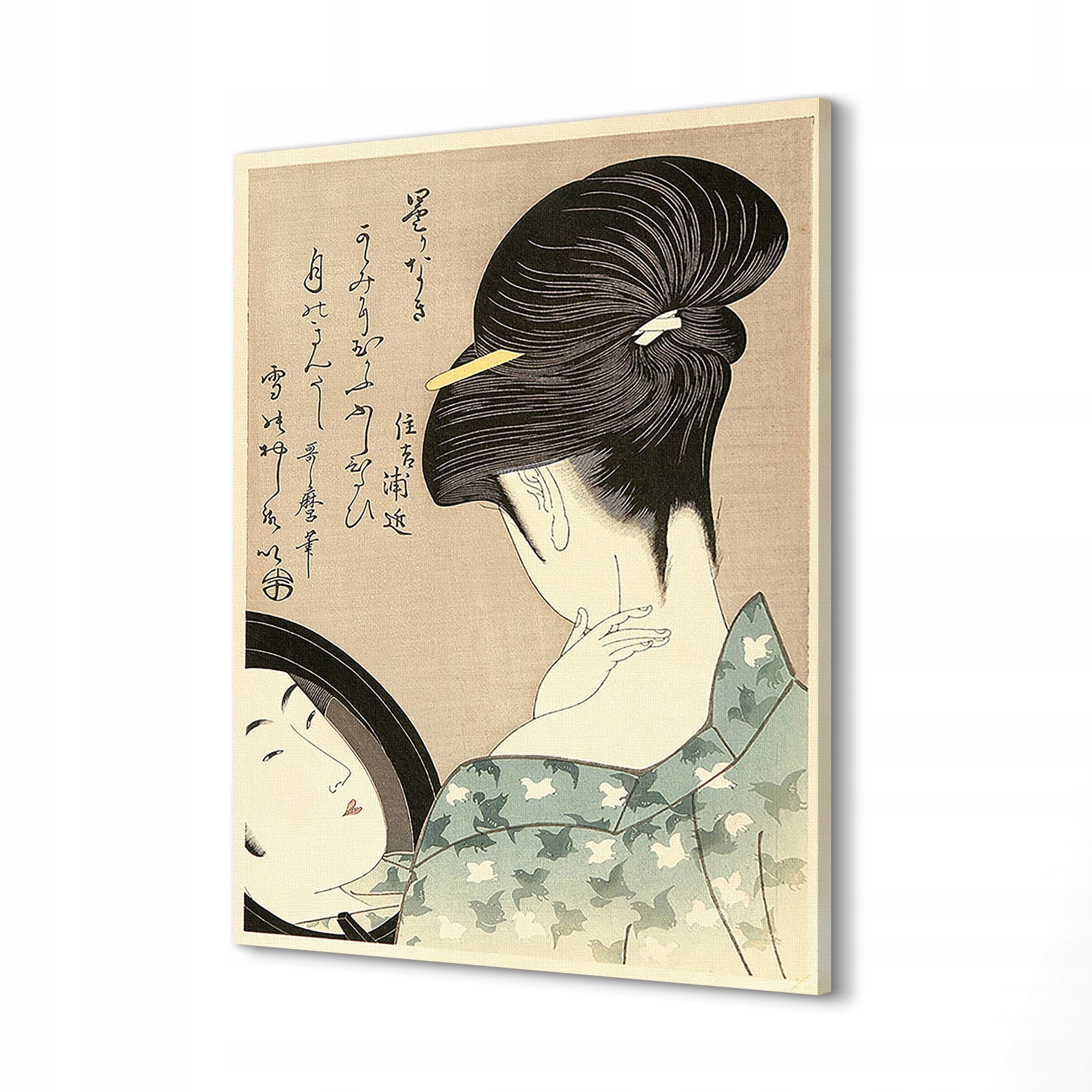 Výtisk na plátně 60x80 Japonsko geisha pudr tělo