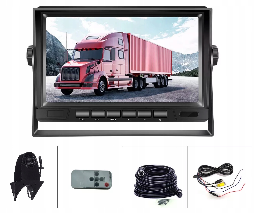 МОНИТОР КАМЕРА ЗАДНЕГО ВИДА 4 PIN BUS TIR NTSC AHD 15M