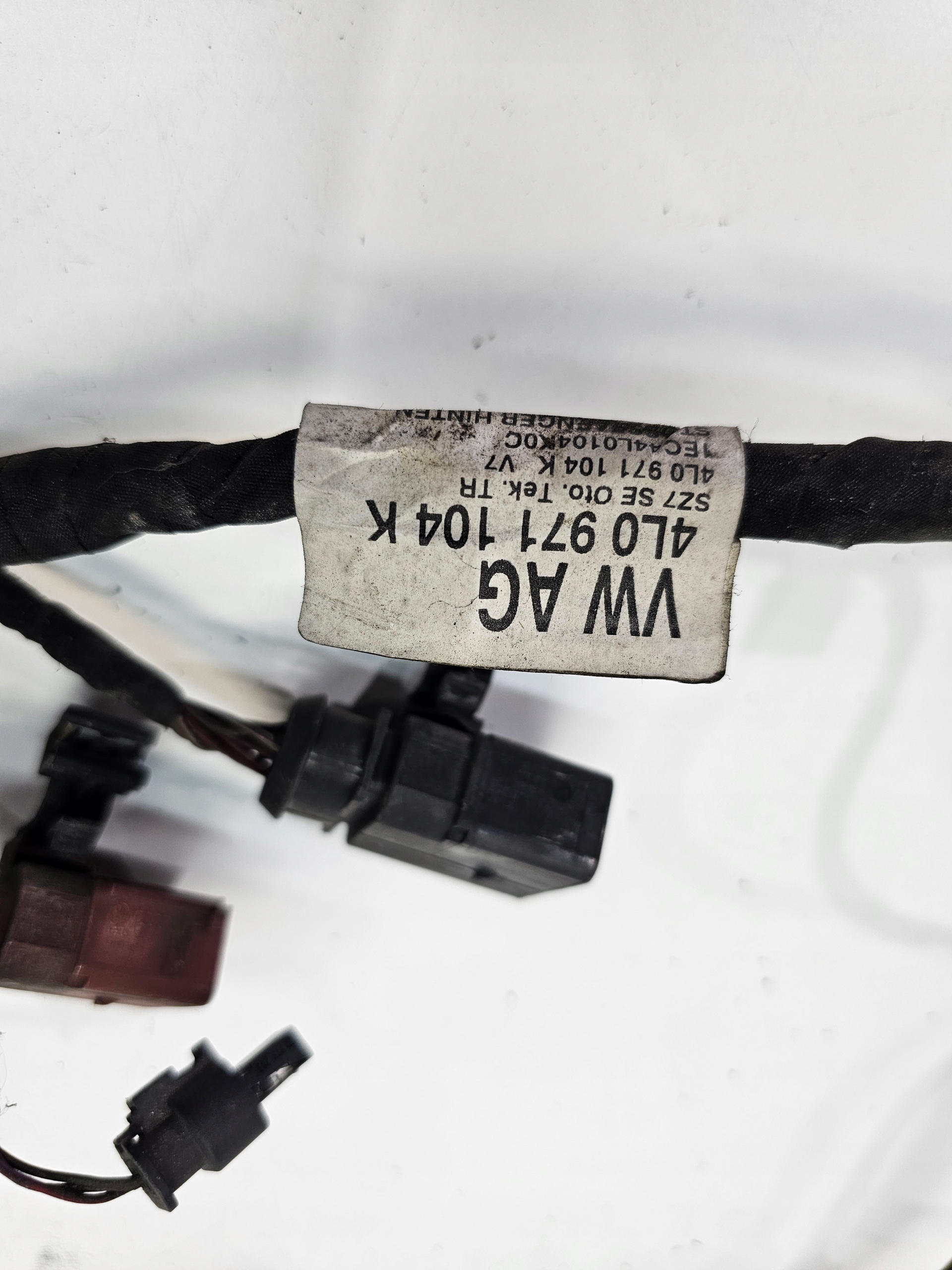 bundle CZUJNIKOW PDC rear part below ASYSTENT AUDI Q7 4L 4L0971104K