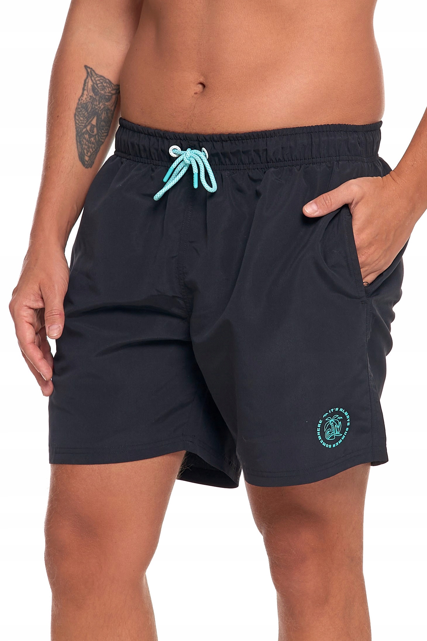 Пляжные шорты мужской Moraj черный