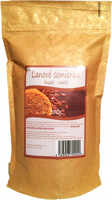 Len brązowy mielony 300g