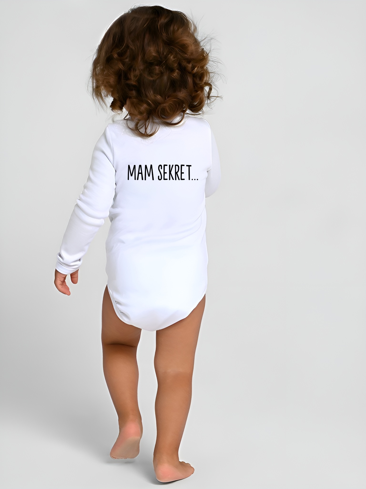 Body dla dziewczynki MAM SEKRET BĘDĘ STARSZĄ SIOSTRĄ Baby Shower r. 98 Rękaw długi rękaw