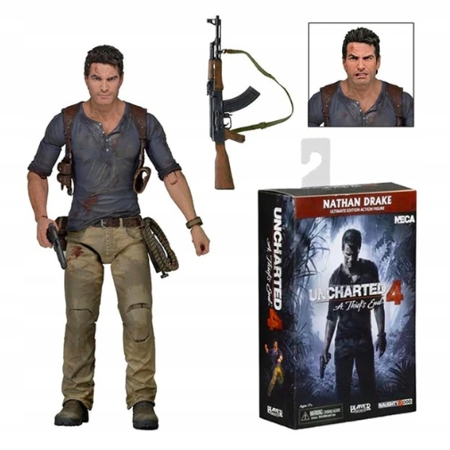 Uncharted Nathan Drake Pohyblivá figurka 18 cm příslušenství