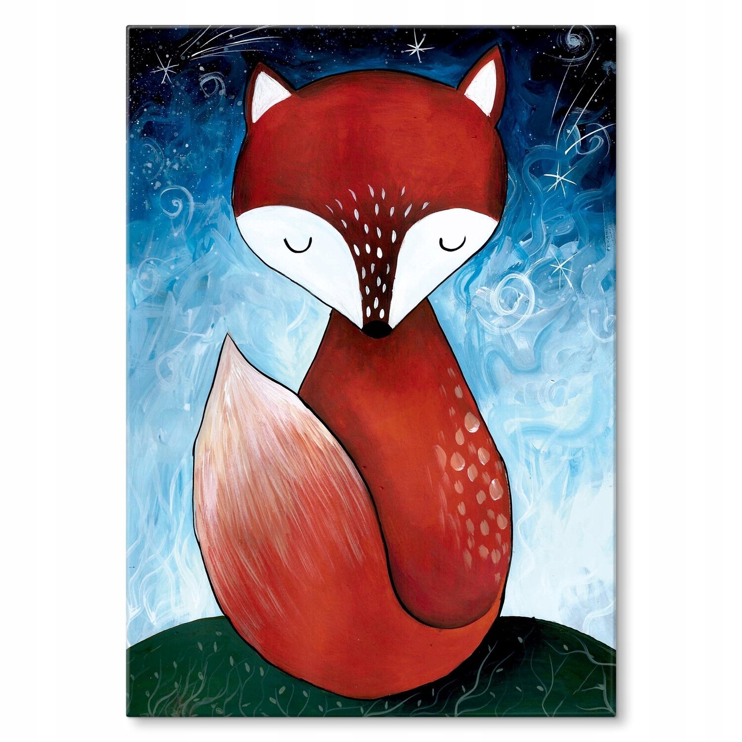 Kovový plakát Liška chytrák Dárek 30 x 42 cm